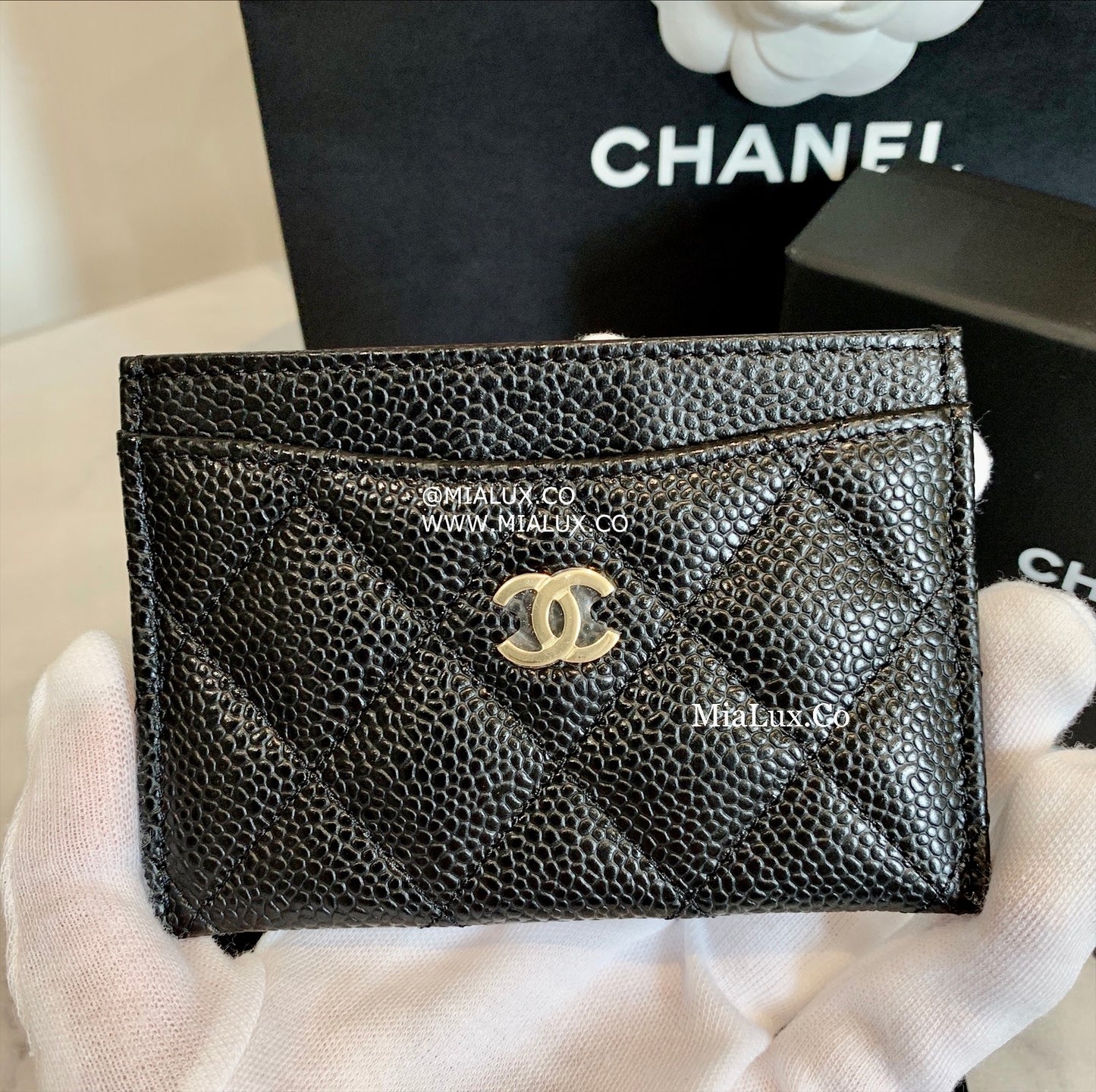 CHANEL▪️CF CARD HOLDER 經典格紋卡夾/410