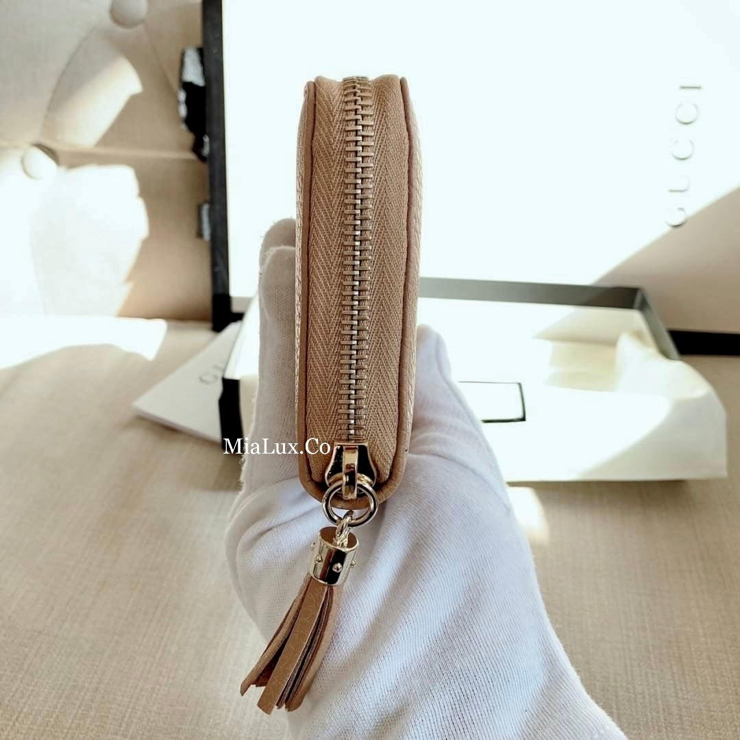 *@Gucci▪️Soho Zip 浮雕拉鏈長夾/390P270 🔔限時折🉐12950