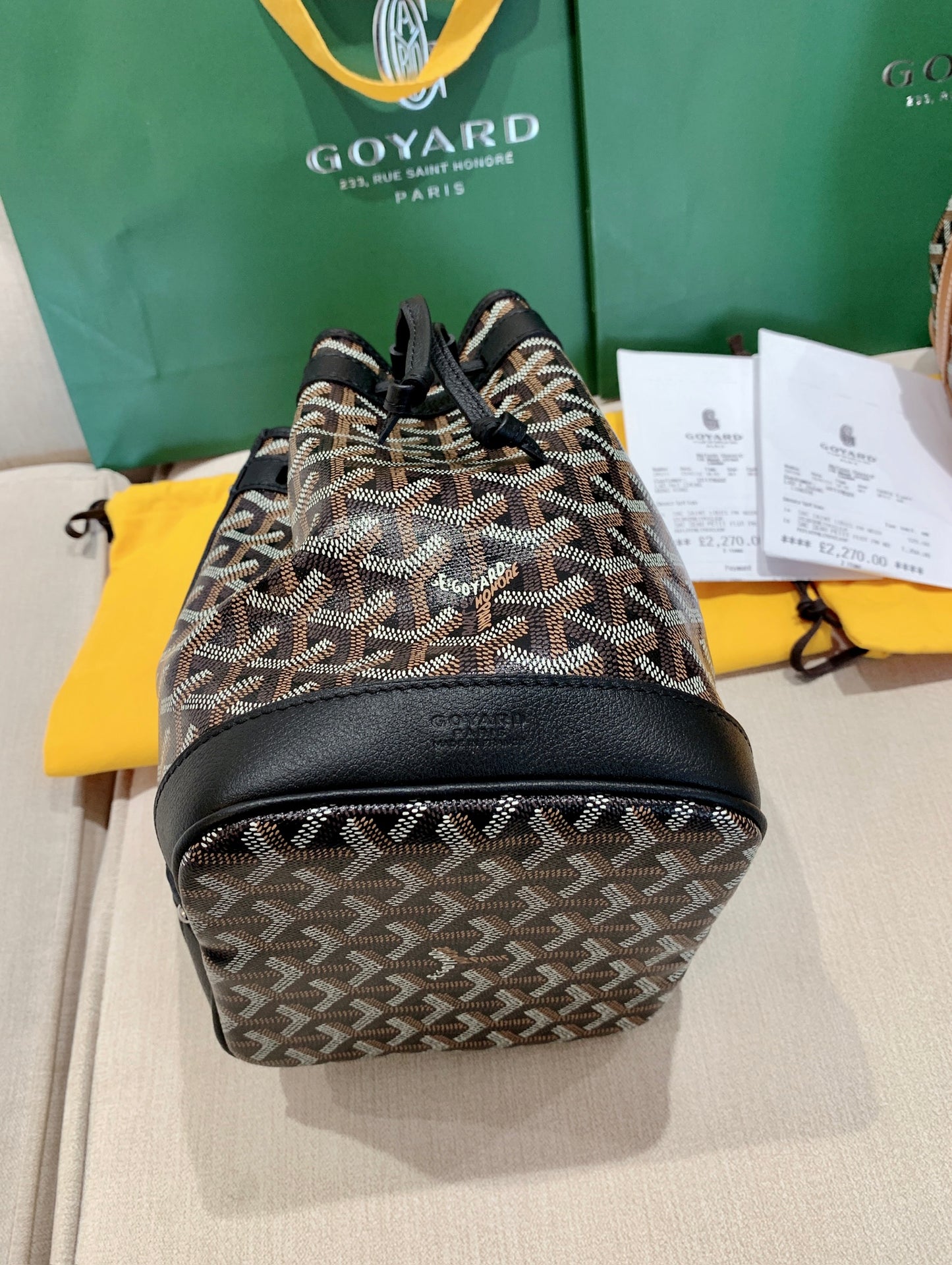 Goyard▪️Petit Flot Bucket 小水桶包/1705E1900 🍀🉐77000🇪🇺