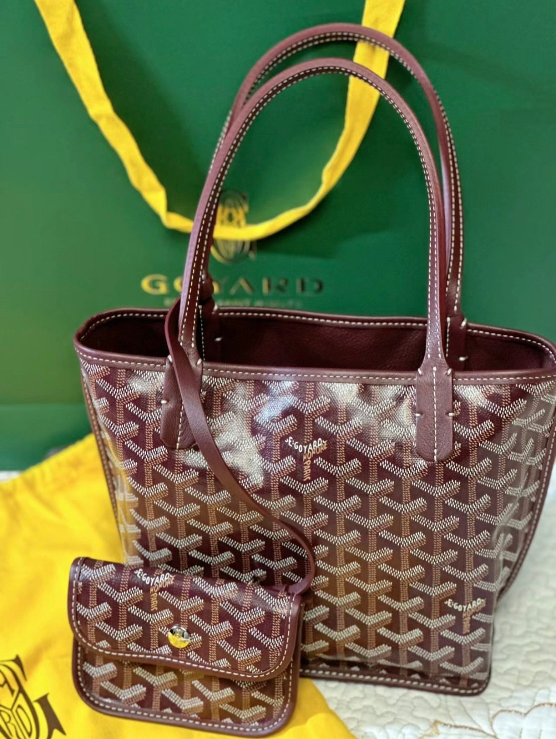 Goyard▪️Anjou Mini 雙面迷你托特/1800E2050 🍀🉐83000🇪🇺