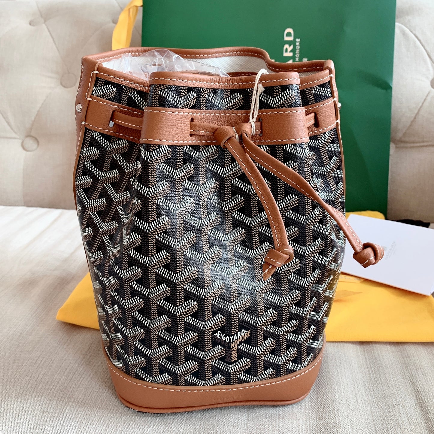 Goyard▪️Petit Flot Bucket 小水桶包/1705E1900 🍀🉐77000🇪🇺