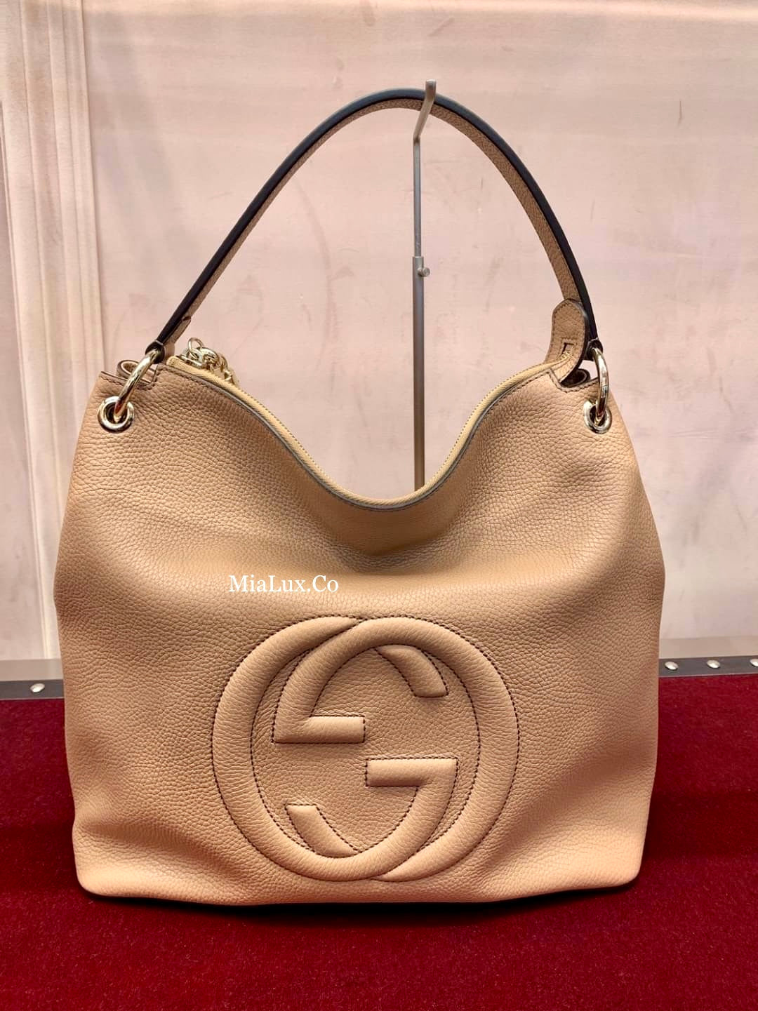 @Gucci▪️Soho Tote 浮雕托特包/P1175 🔔限時折🉐53880