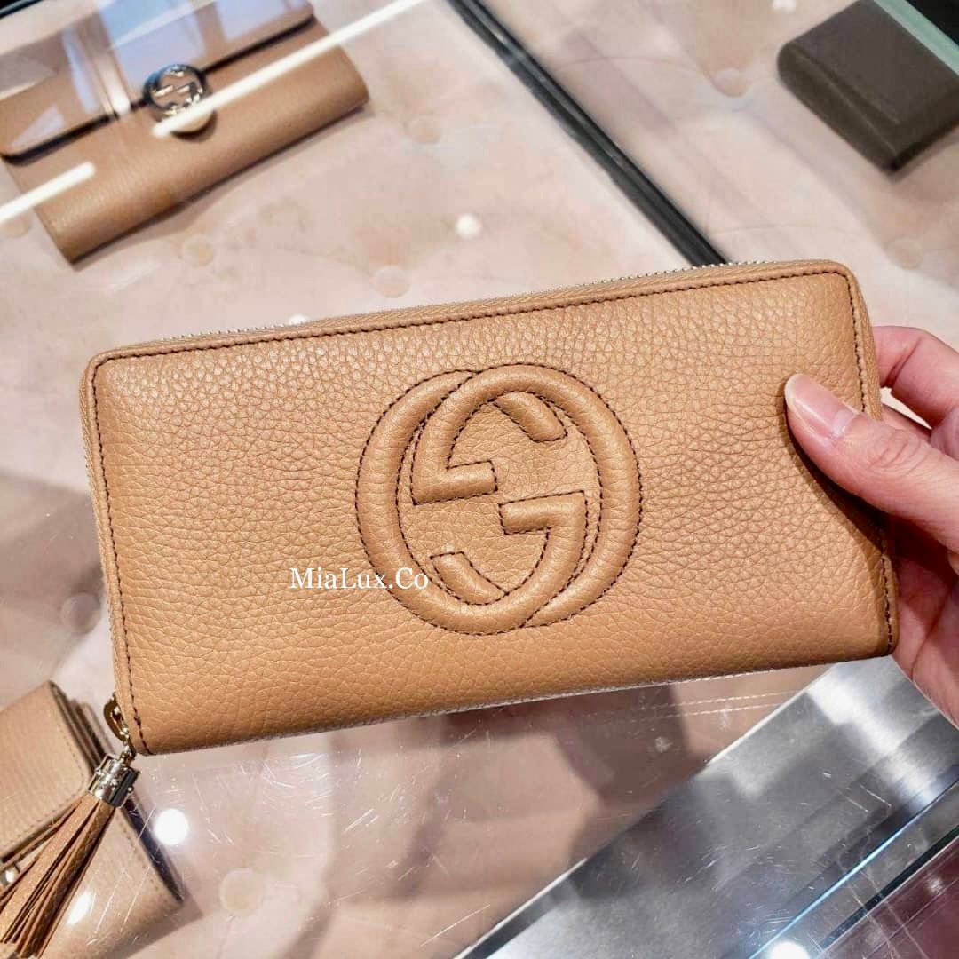 *@Gucci▪️Soho Zip 浮雕拉鏈長夾/390P270 🔔限時折🉐12950