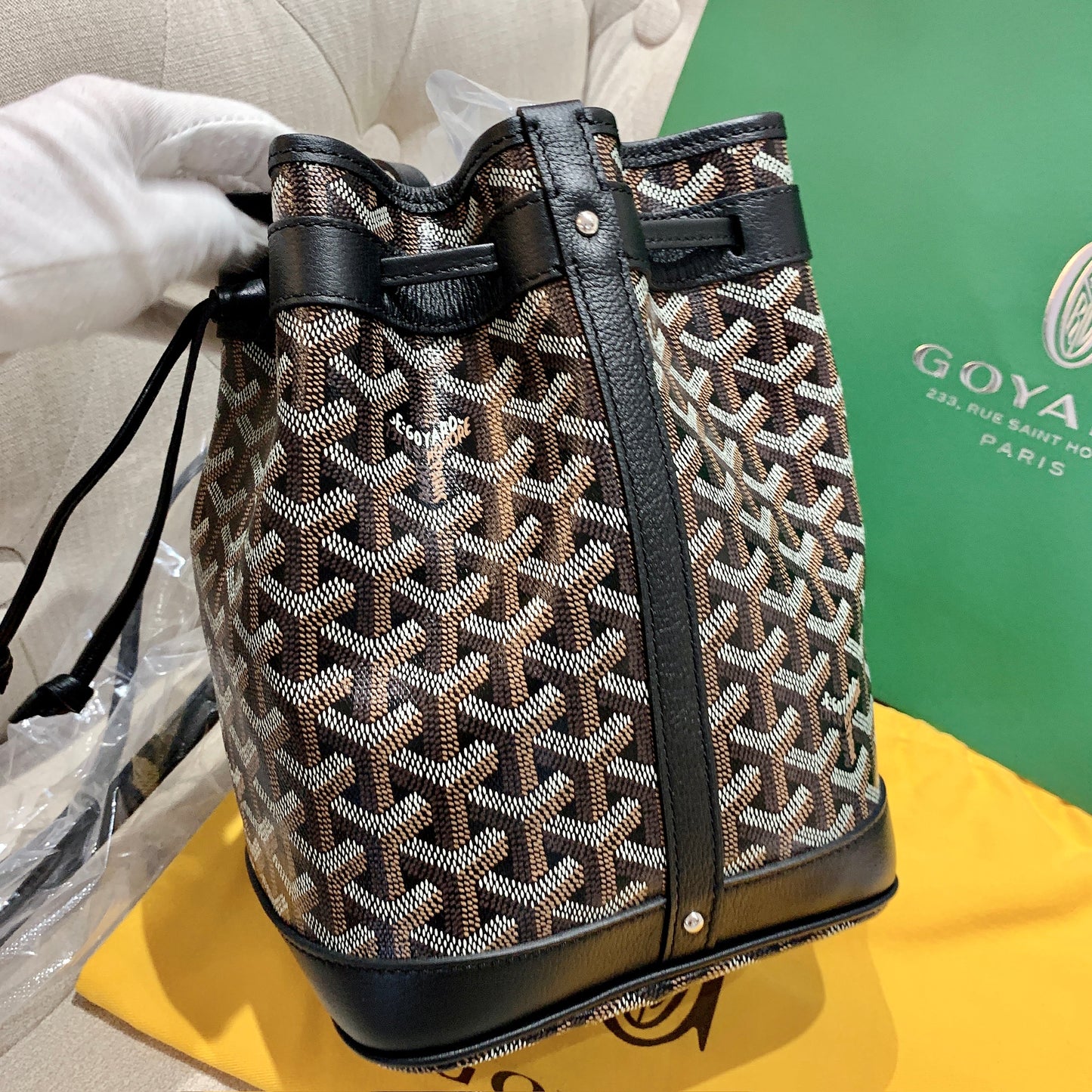 Goyard▪️Petit Flot Bucket 小水桶包/1705E1900 🍀🉐77000🇪🇺