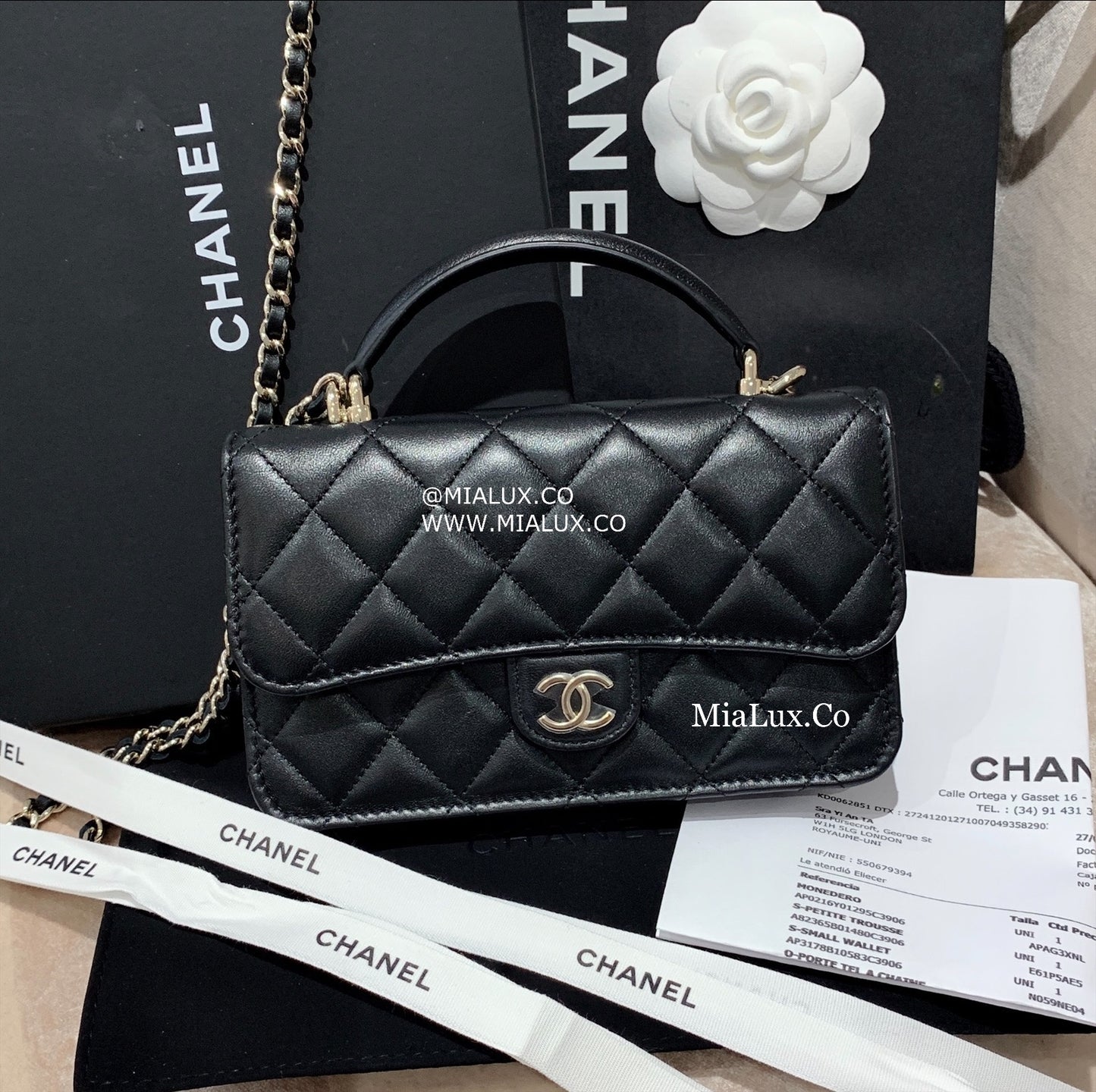 CHANEL▶︎✨| MINI WOC WITH HANDLE 迷你翻蓋手把WOC錢包 AP3226 -