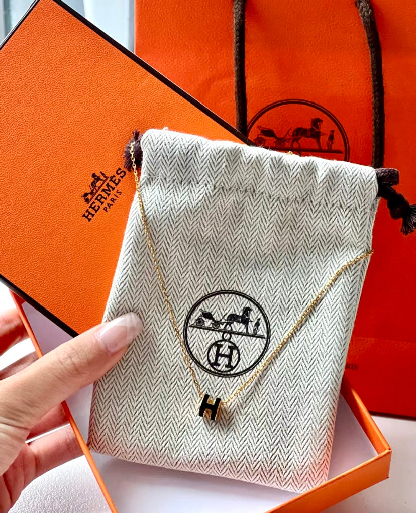 Hermes Mini Pop H Pendant 迷你H項鍊/395 ✨🉐16800