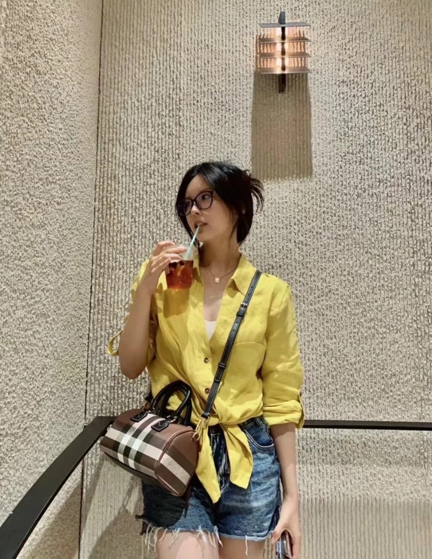 Burberry▪️Bowling Mini 保齡球包-咖/1050H945 💚折扣🉐38800