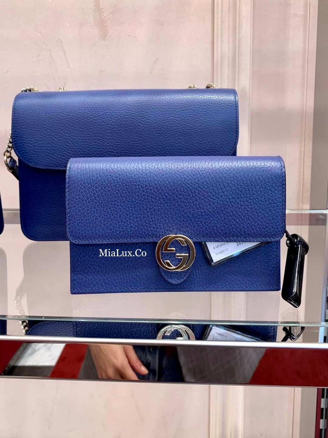 *@Gucci▪️GG WOC 雙G銀扣WOC包/P435 🔔限時折🉐20580