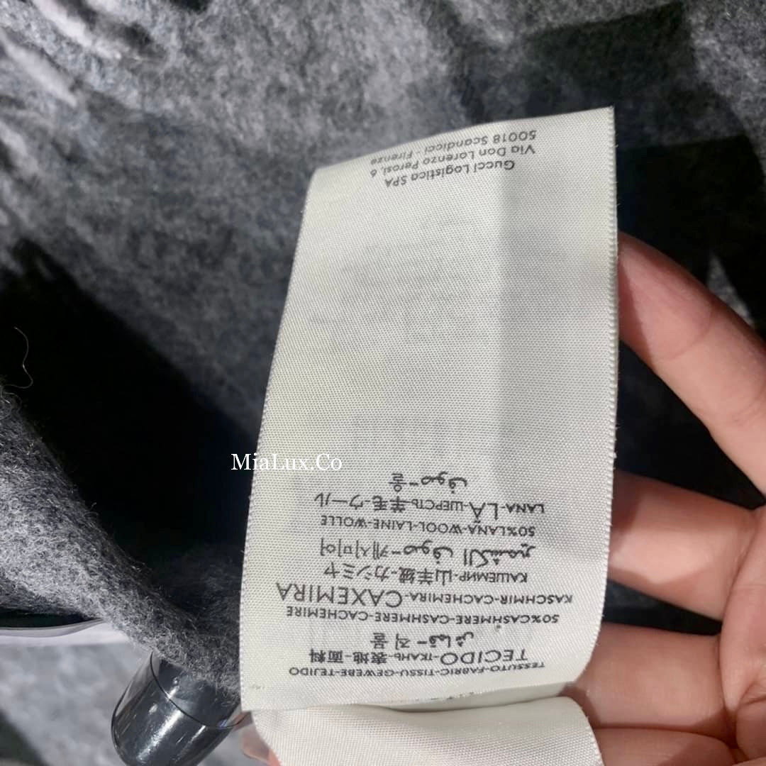 *@Gucci Wool Scarf  男女款邊飾羊毛厚長條圍巾/P220