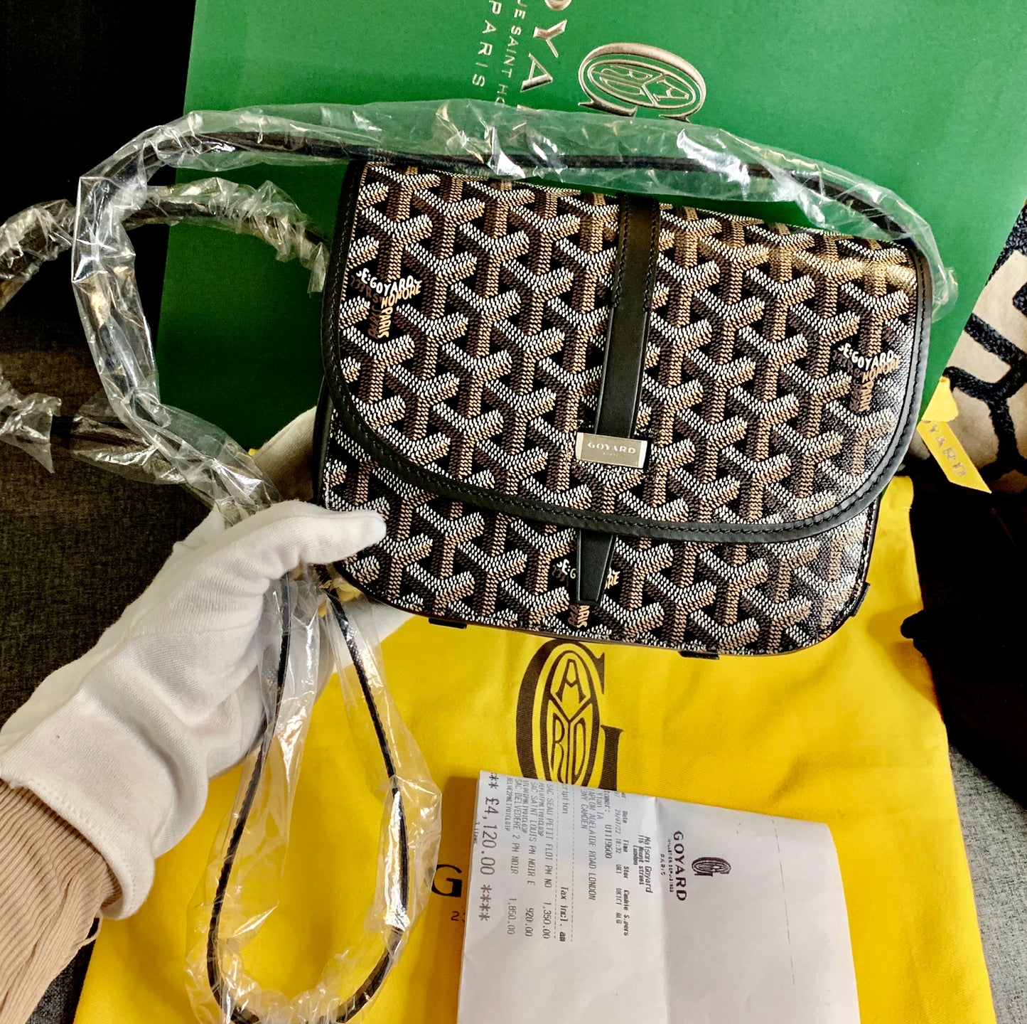 Goyard▪️Belvedere PM 馬鞍郵差包/2020E2300 🍀🉐93000🇪🇺