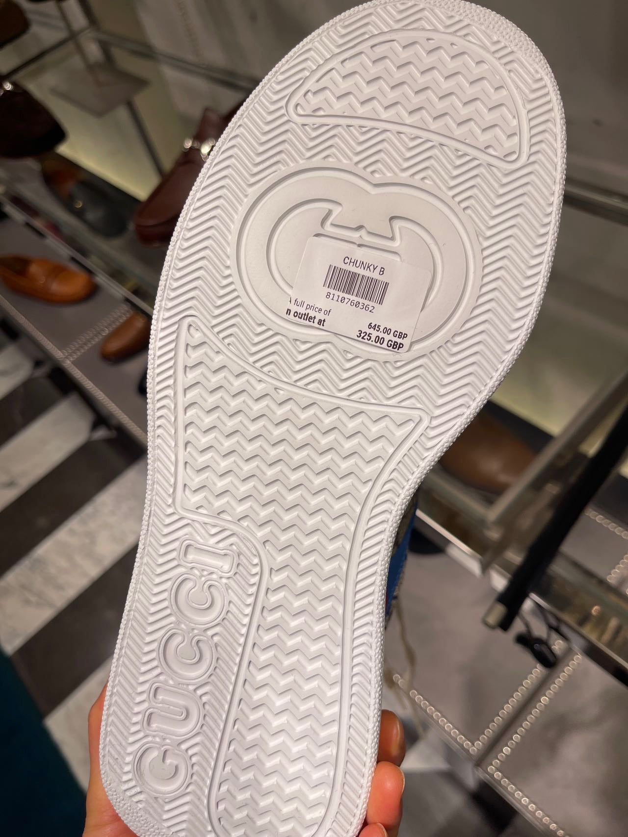 @Gucci Chunky B 男生款餅乾鞋/645P325 🔔限時折🉐15430