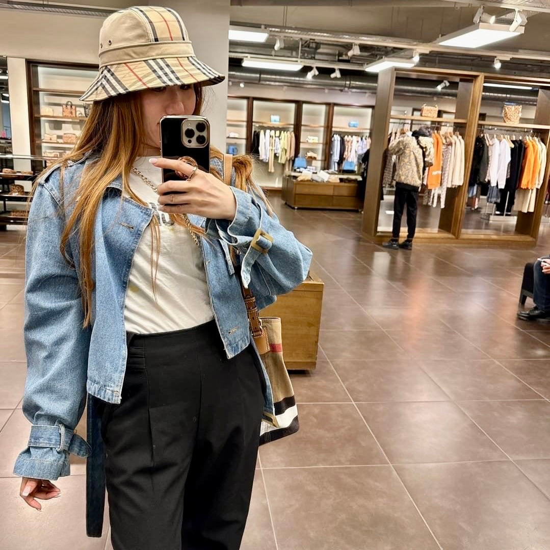 *現貨*@Burberry Vintage Check 經典格紋漁夫帽  P7600 /T12000