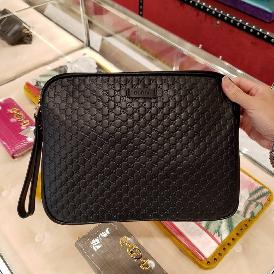 Gucci Calfskin Case 男女款壓紋手拿公事包 607726 *P345