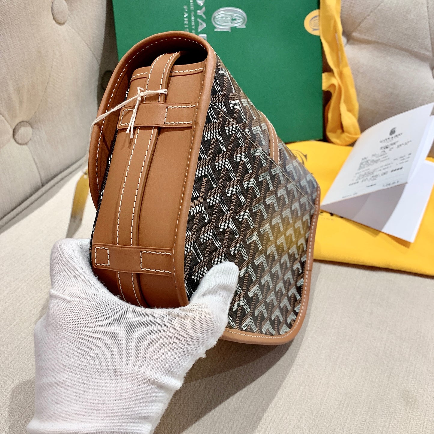 Goyard▪️Belvedere PM 馬鞍郵差包/2020E2300 🍀🉐93000🇪🇺