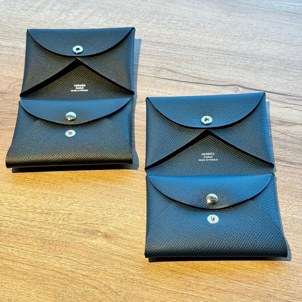 Hermes Calvi Duo Madame皮卡夾錢包/520 ✨🉐22840