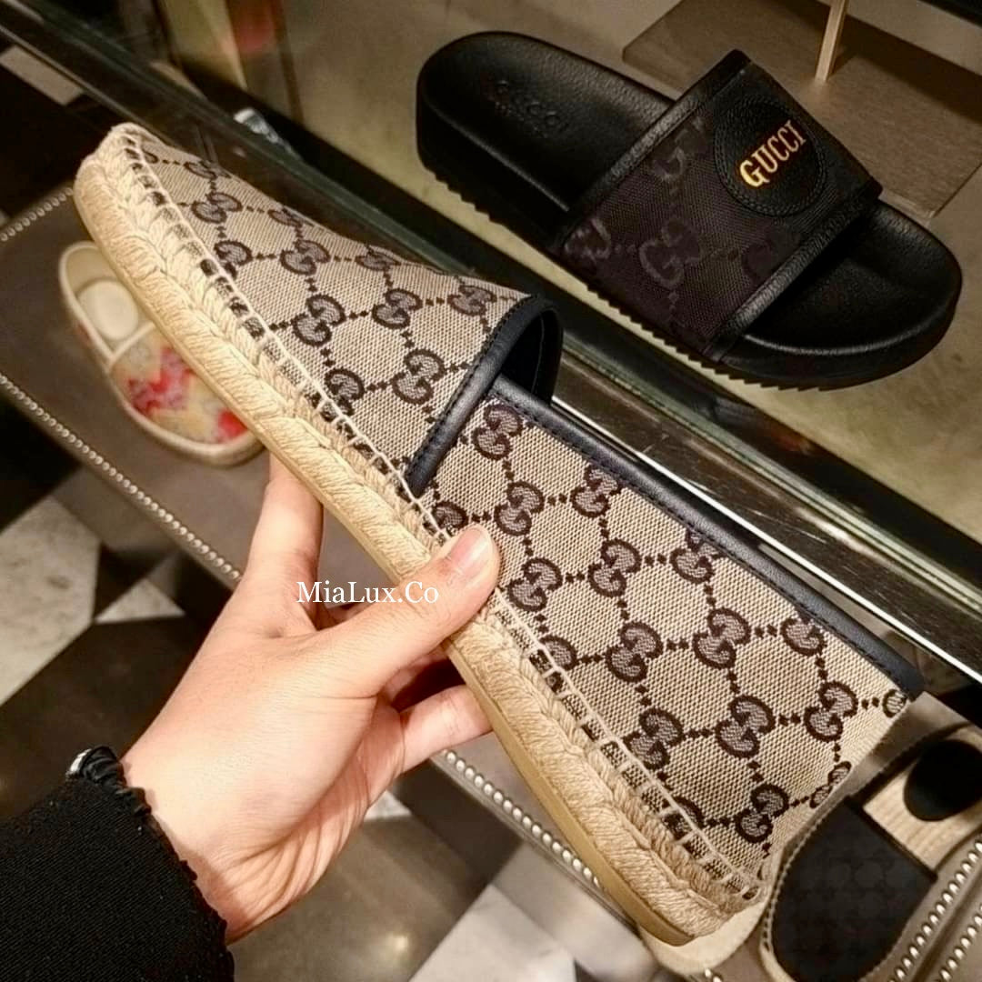 @Gucci Espadrilles Shoes 男生款老花漁夫鞋/390P175🔔限時折🉐8680