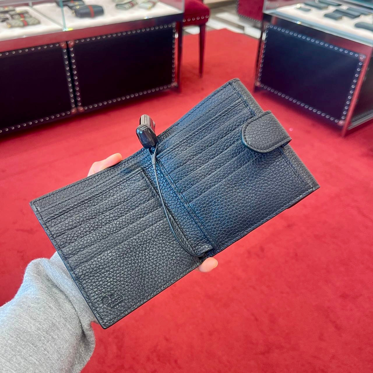 *現貨*@Gucci GG Marmont 馬夢黑色短夾 P11000 /T16800