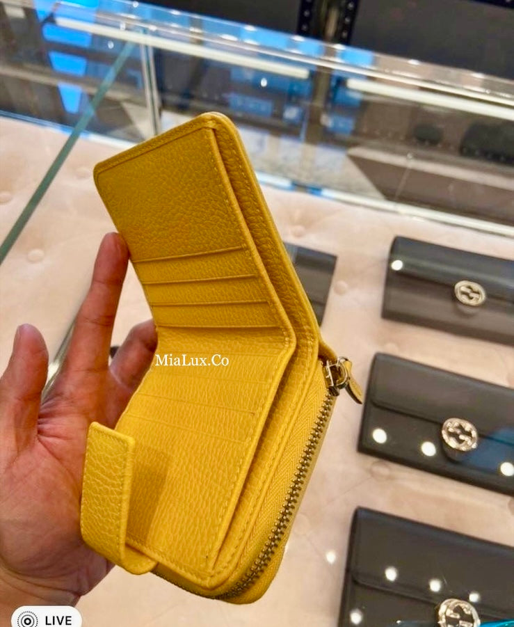 *@Gucci Canvas 織布短夾/440P200 🔔限時折🉐11000