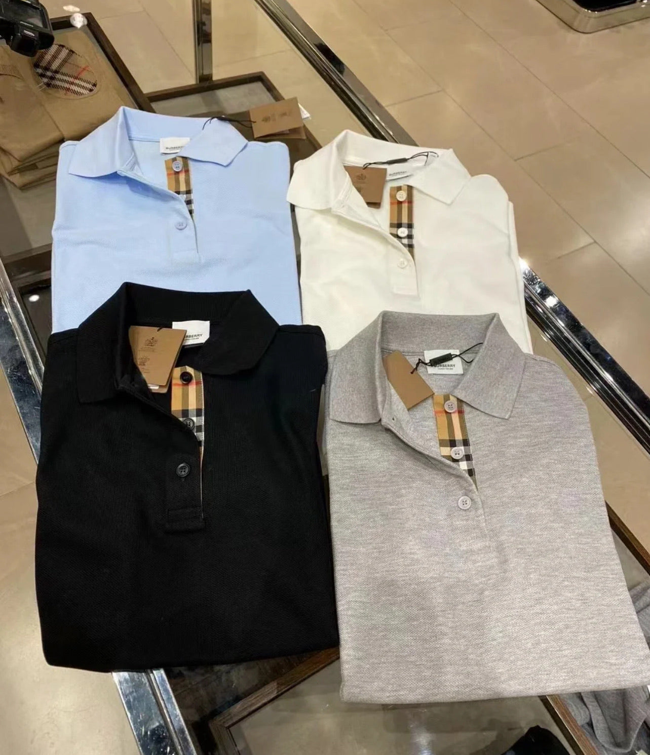 @Burberry 女款Polo上衣/320P129 🔥下殺🉐6610