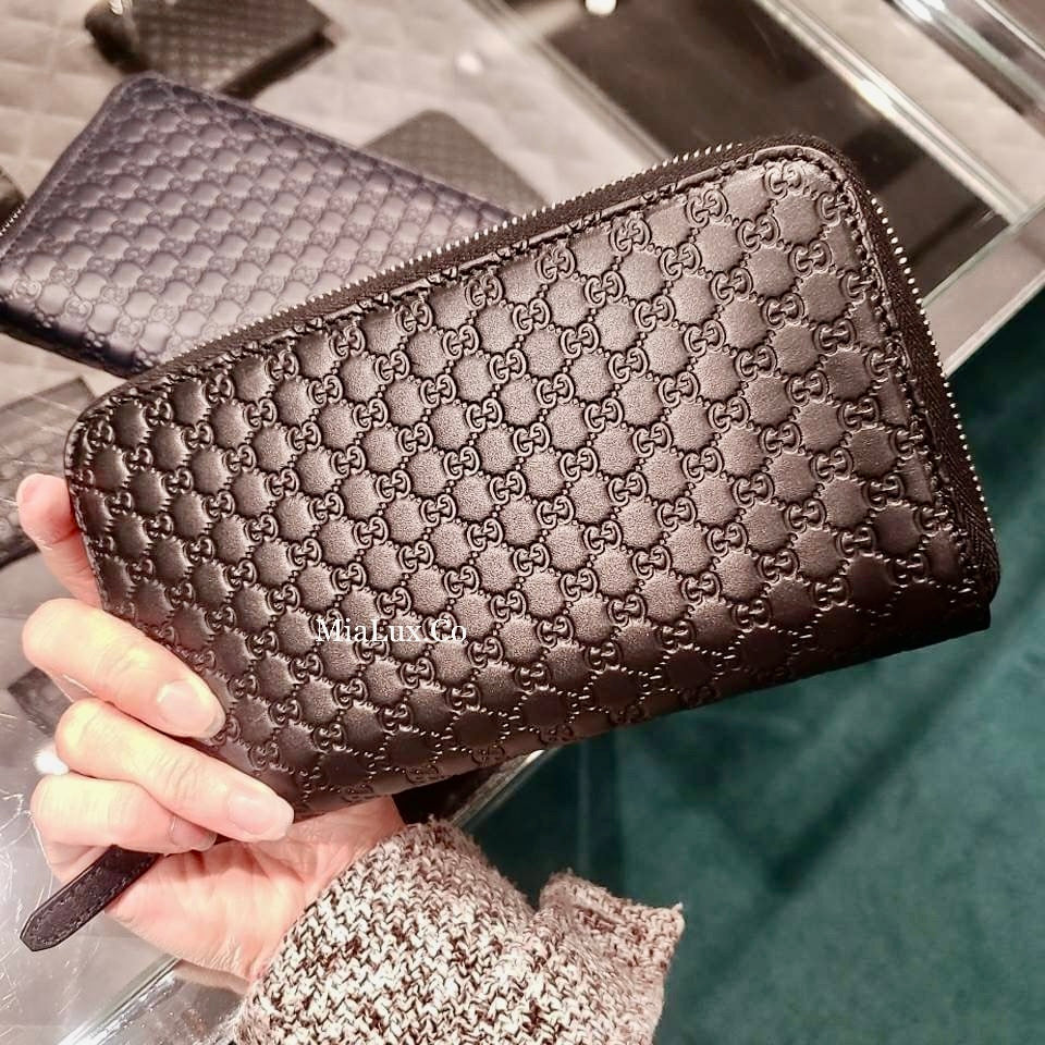 @Gucci Zippy  男生款壓紋拉鍊長夾/P265