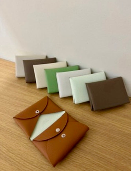 Hermes Calvi Duo Epsom皮卡夾錢包/455 ✨🉐20110