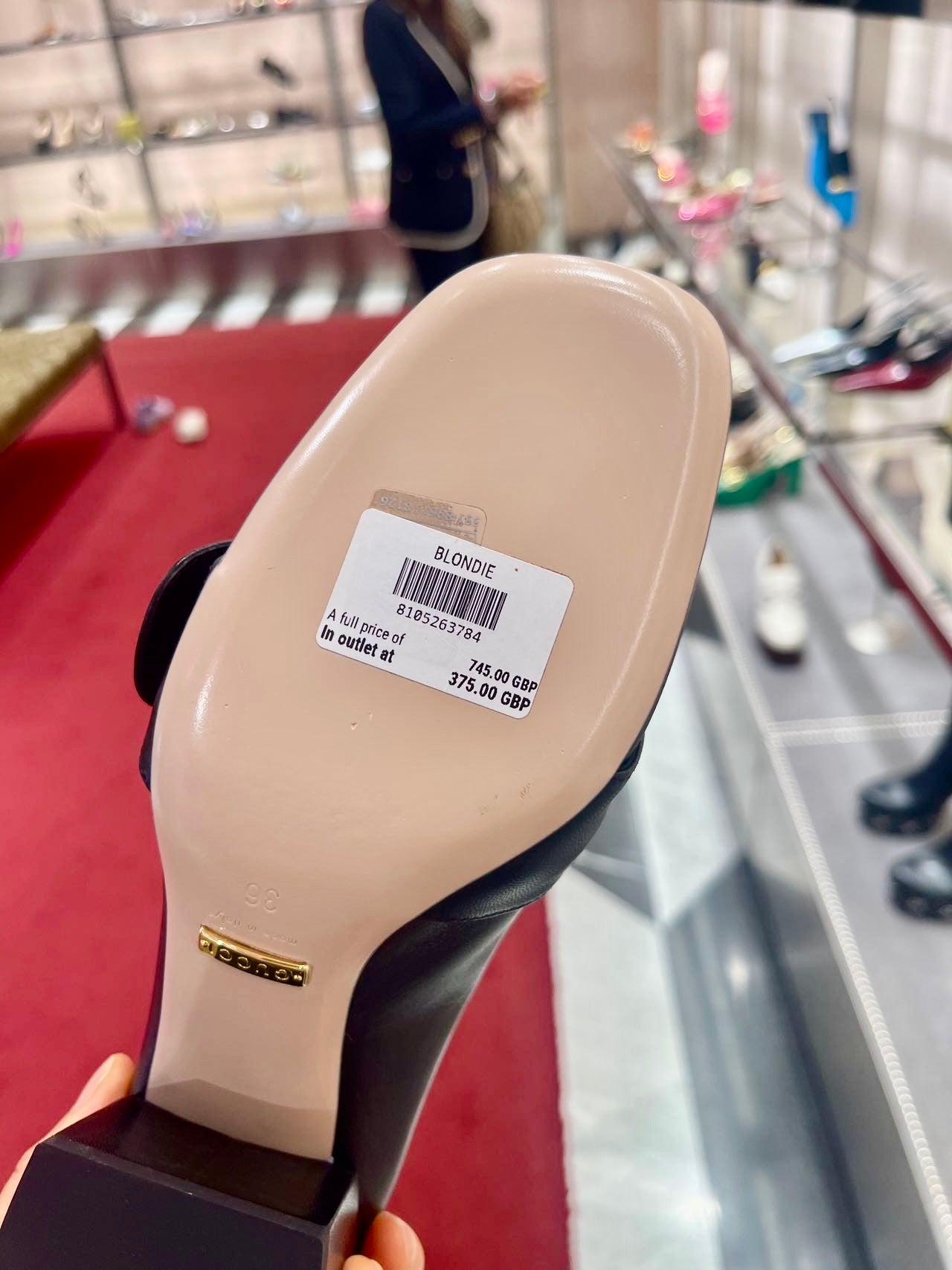 @Gucci Shoes 瑪莉珍鞋/745P375 🔔限時折🉐17680