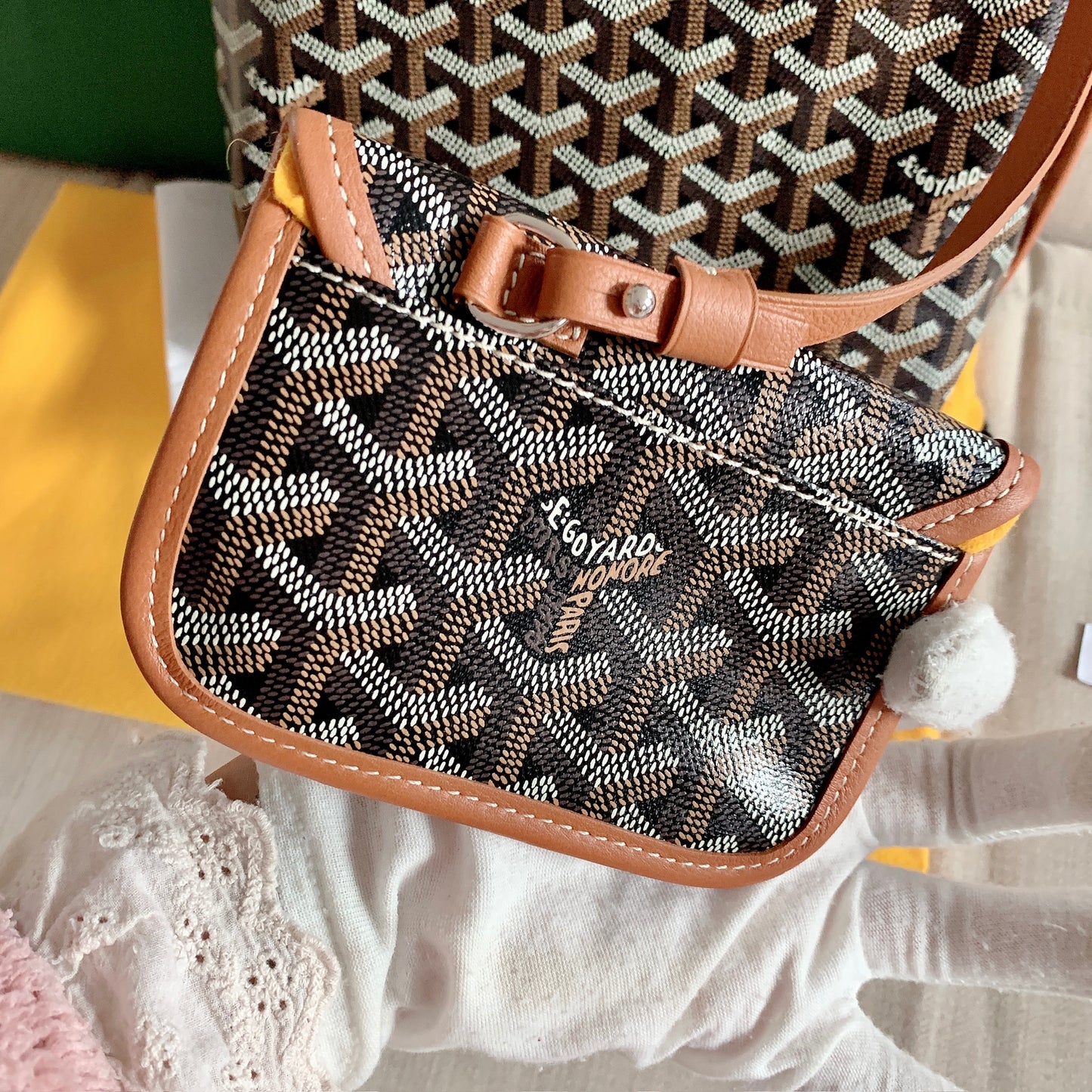 Goyard▪️Anjou Mini 雙面迷你托特/1800E2050 🍀🉐83000🇪🇺