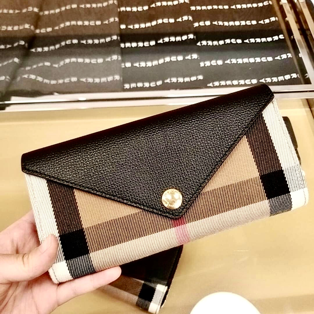 @Burberry▪️Halton 信封長夾/650P189 🔥下殺🉐9310