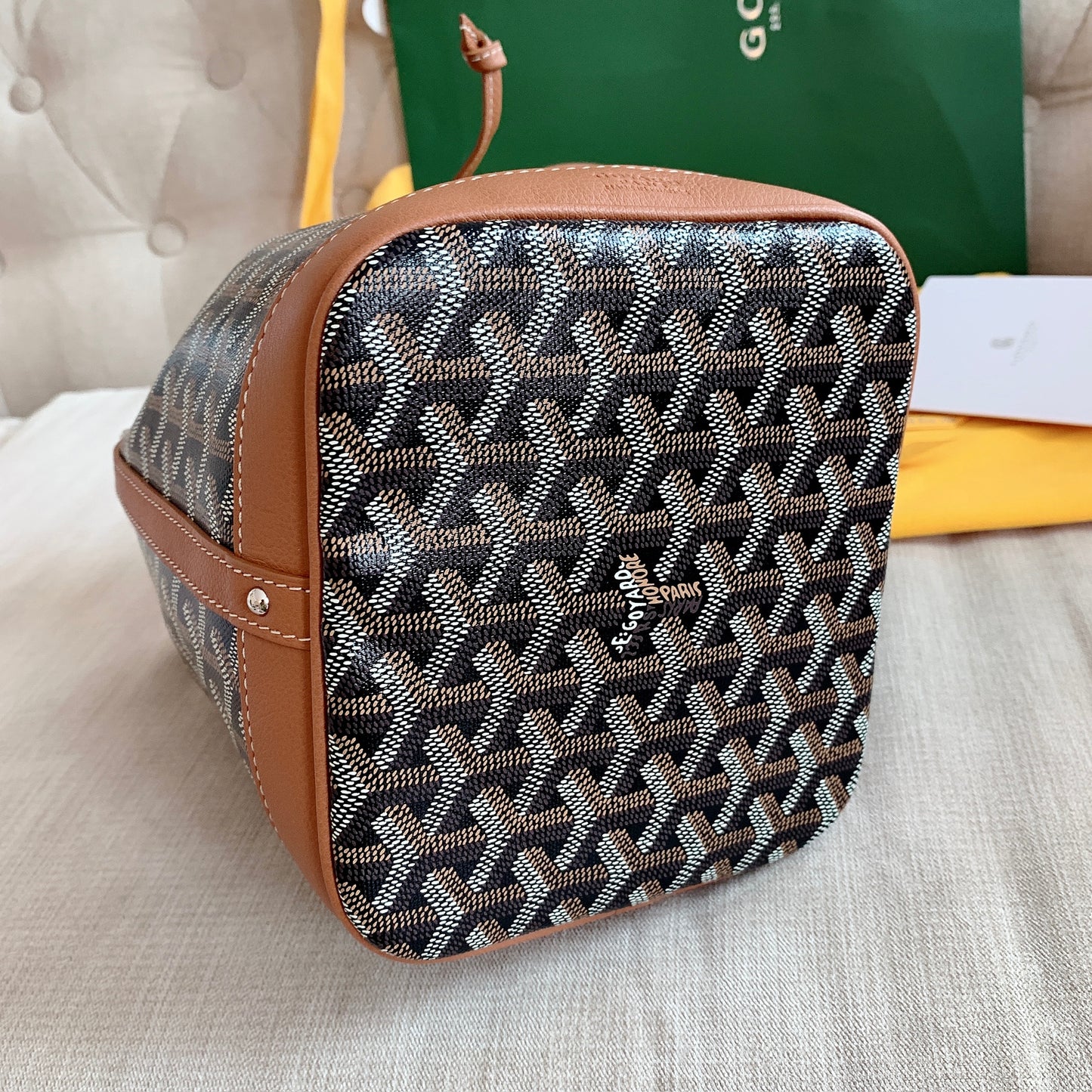 Goyard▪️Petit Flot Bucket 小水桶包/1705E1900 🍀🉐77000🇪🇺