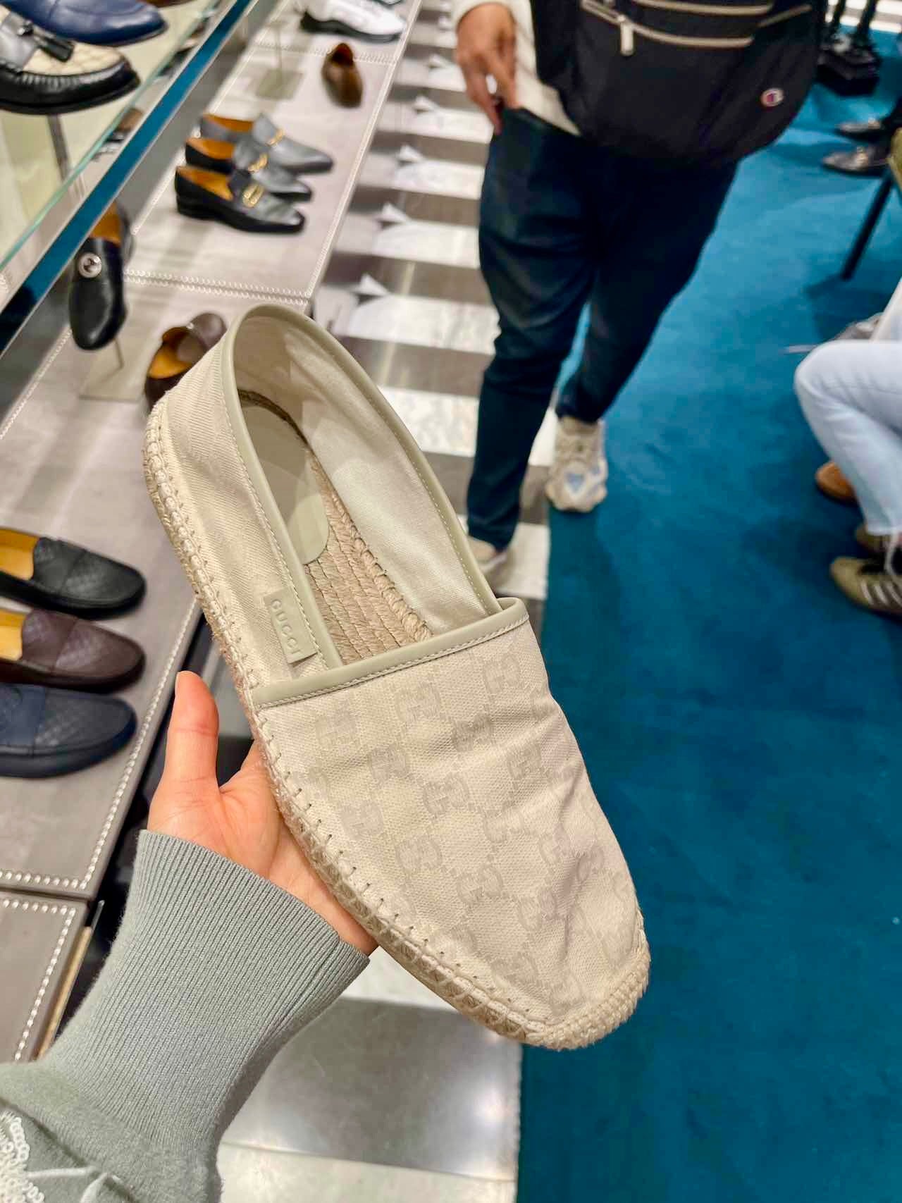 @Gucci Espadrilles Shoes 男生款老花漁夫鞋/390P175🔔限時折🉐8680