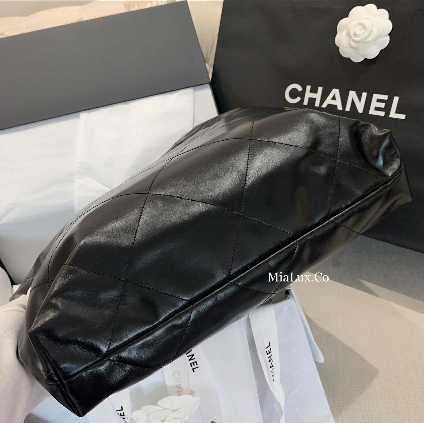 CHANEL 22 S 小款垃圾包/4840 🉐194600
