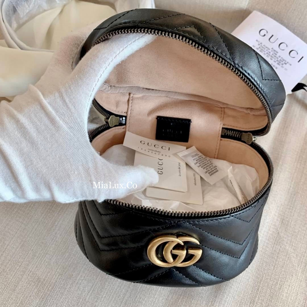 Gucci GG Marmont Mini Top Handle 上把手化妝後背包/P845