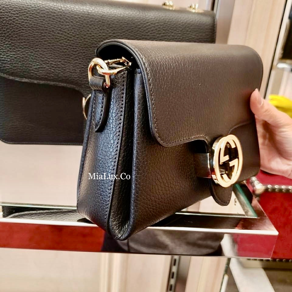 *@Gucci▪️Calfskin Flap Bag 梯形銀扣翻蓋包/P690 🔔限時折🉐32050