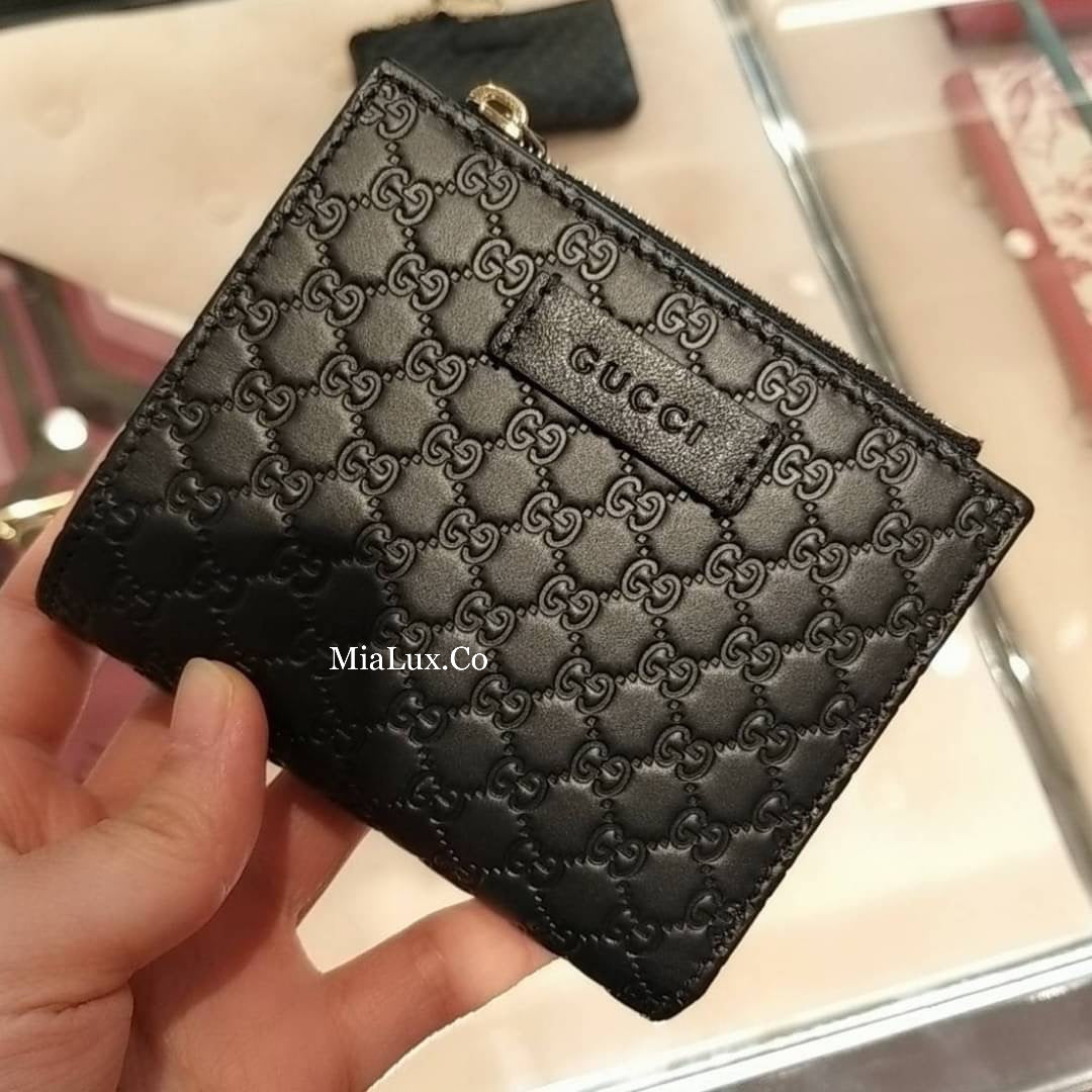 @Gucci Embossed Wallet 壓紋雙開內拉鍊短夾/P230