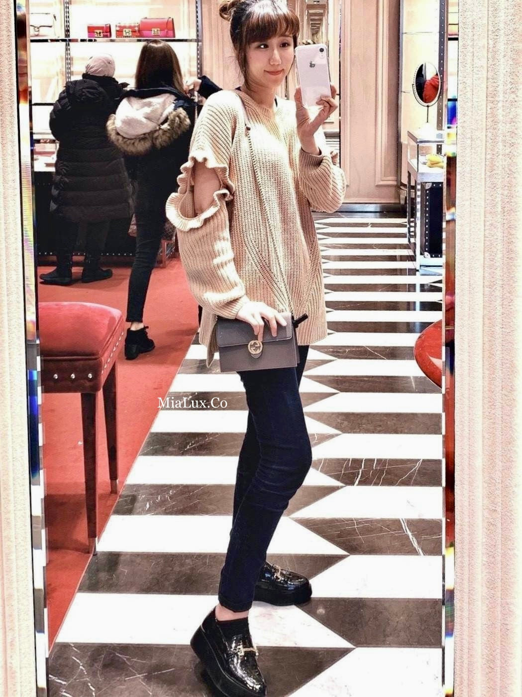 *@Gucci▪️GG WOC 雙G銀扣WOC包/P435 🔔限時折🉐20580