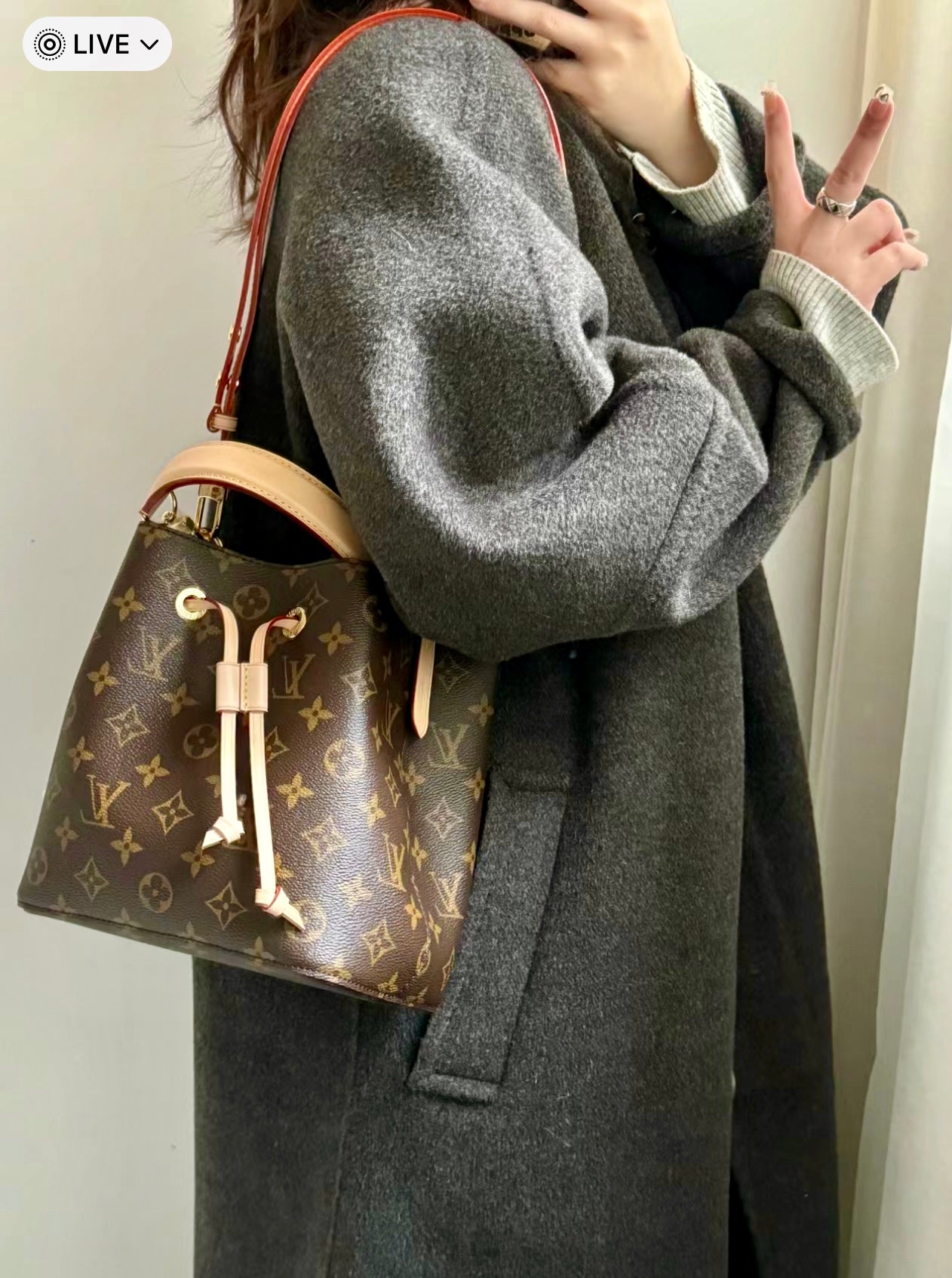 LV NéoNoé BB 新老花BB水桶包/1520✨🉐64840