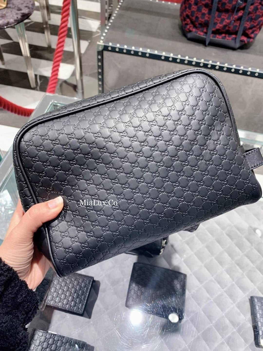 @Gucci Toiletry 男生款壓紋漱洗包/P270
