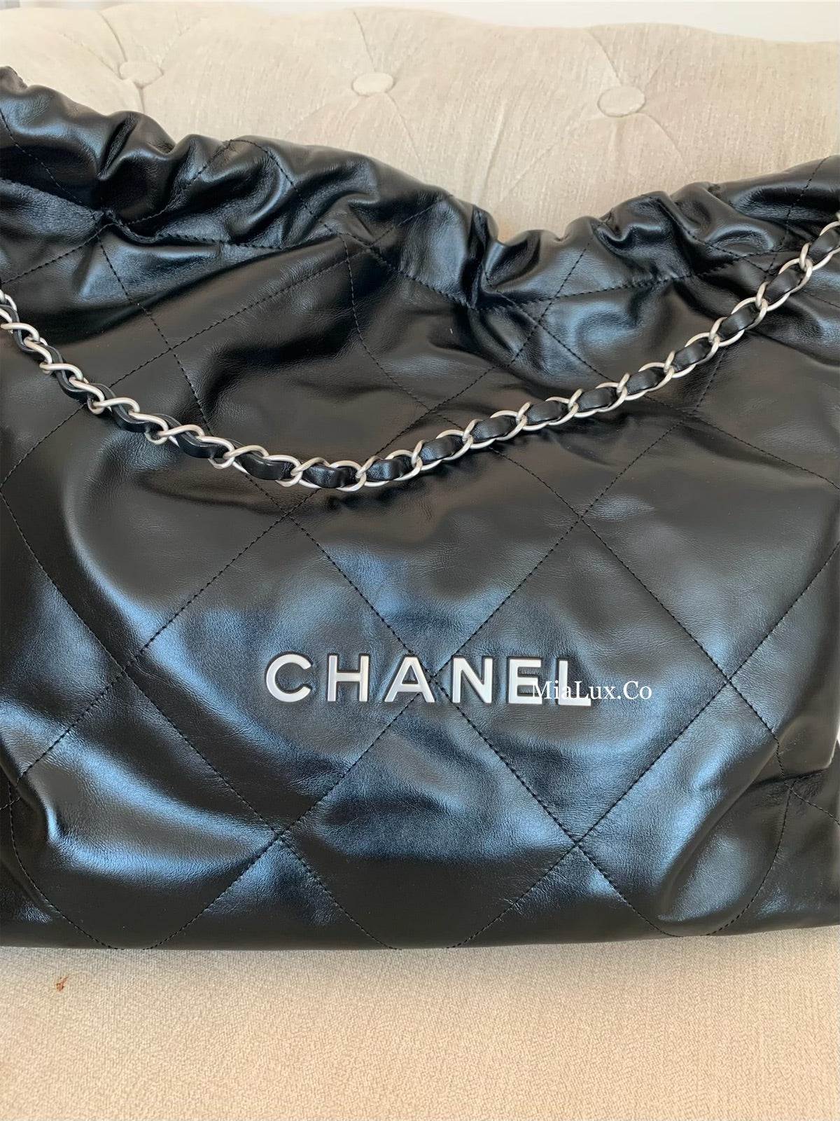 CHANEL 22 S 小款垃圾包/4840 🉐194600