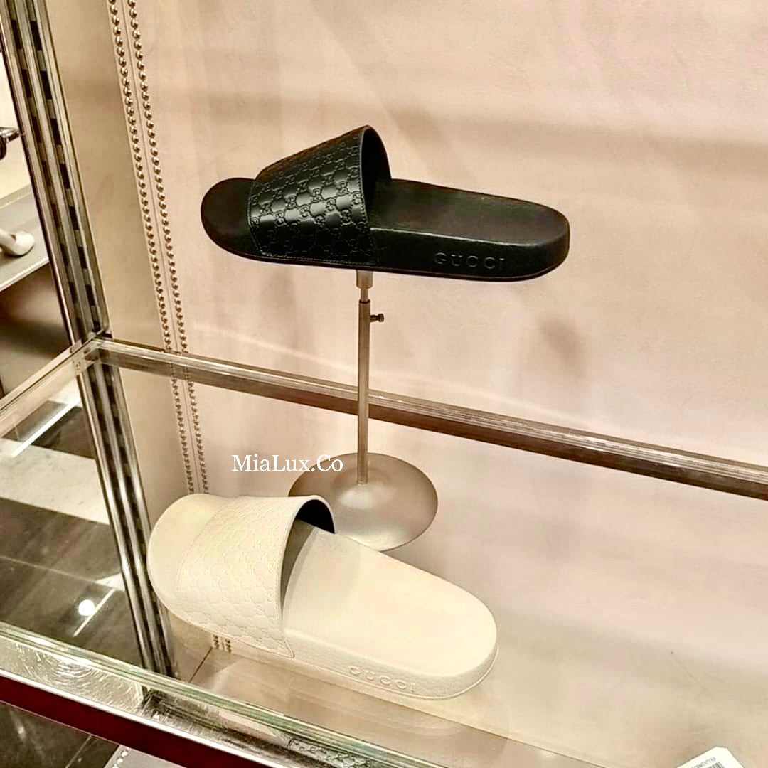 @Gucci Embossed Slippers 男女款壓紋拖鞋/P160