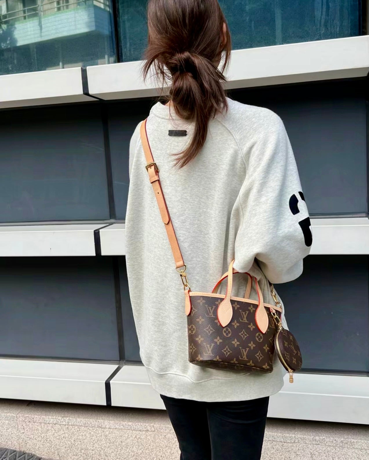 LV Neverfull BB 老花菜籃子/1660✨🉐70720