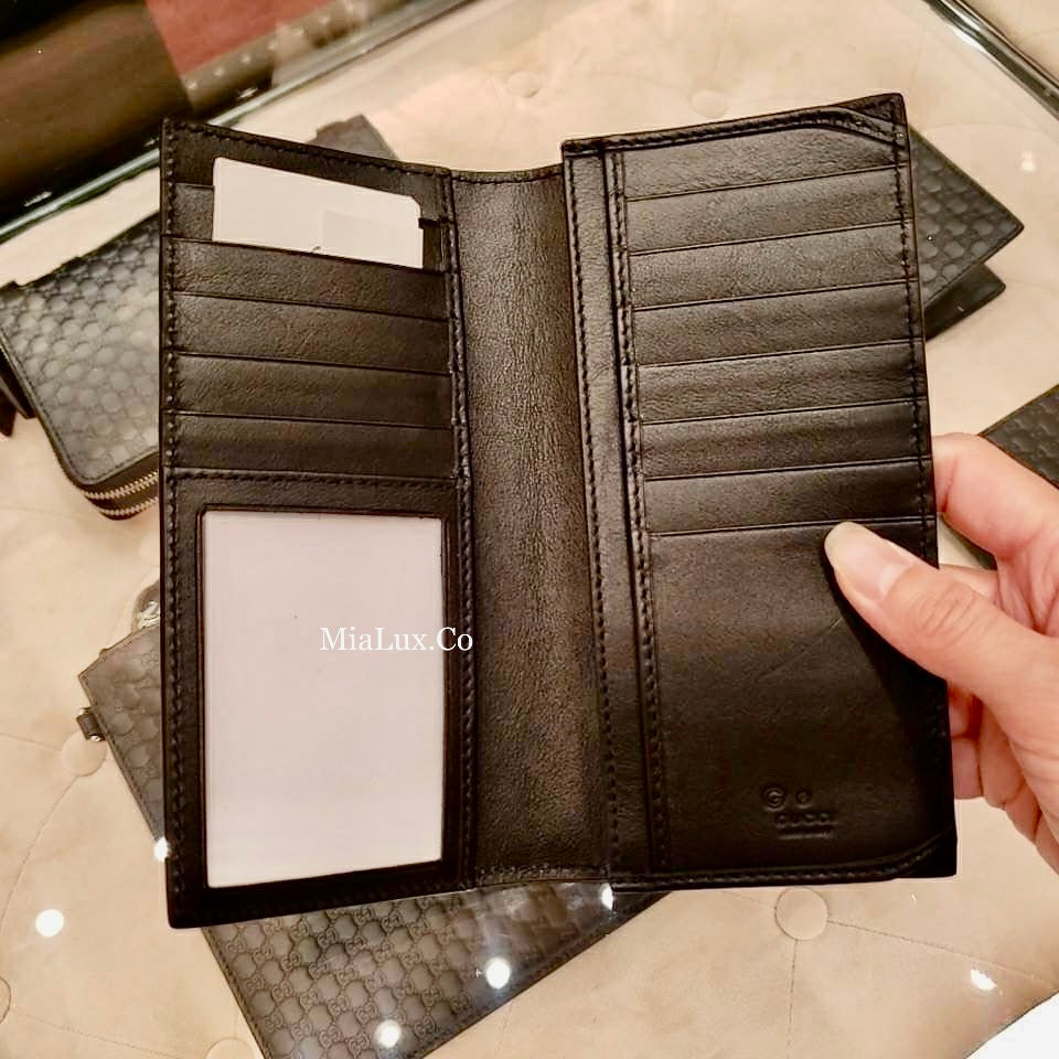 @Gucci Embossed Long Wallet 男生款壓紋對開長夾/P235