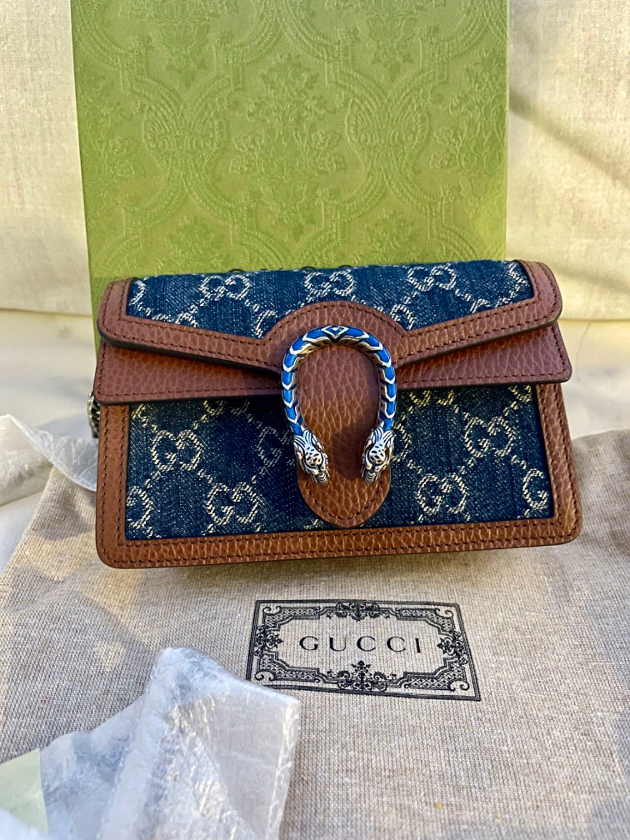 @Gucci Dionysus Supermini 迷你單寧酒神包/805P490 🔔限時折🉐23050