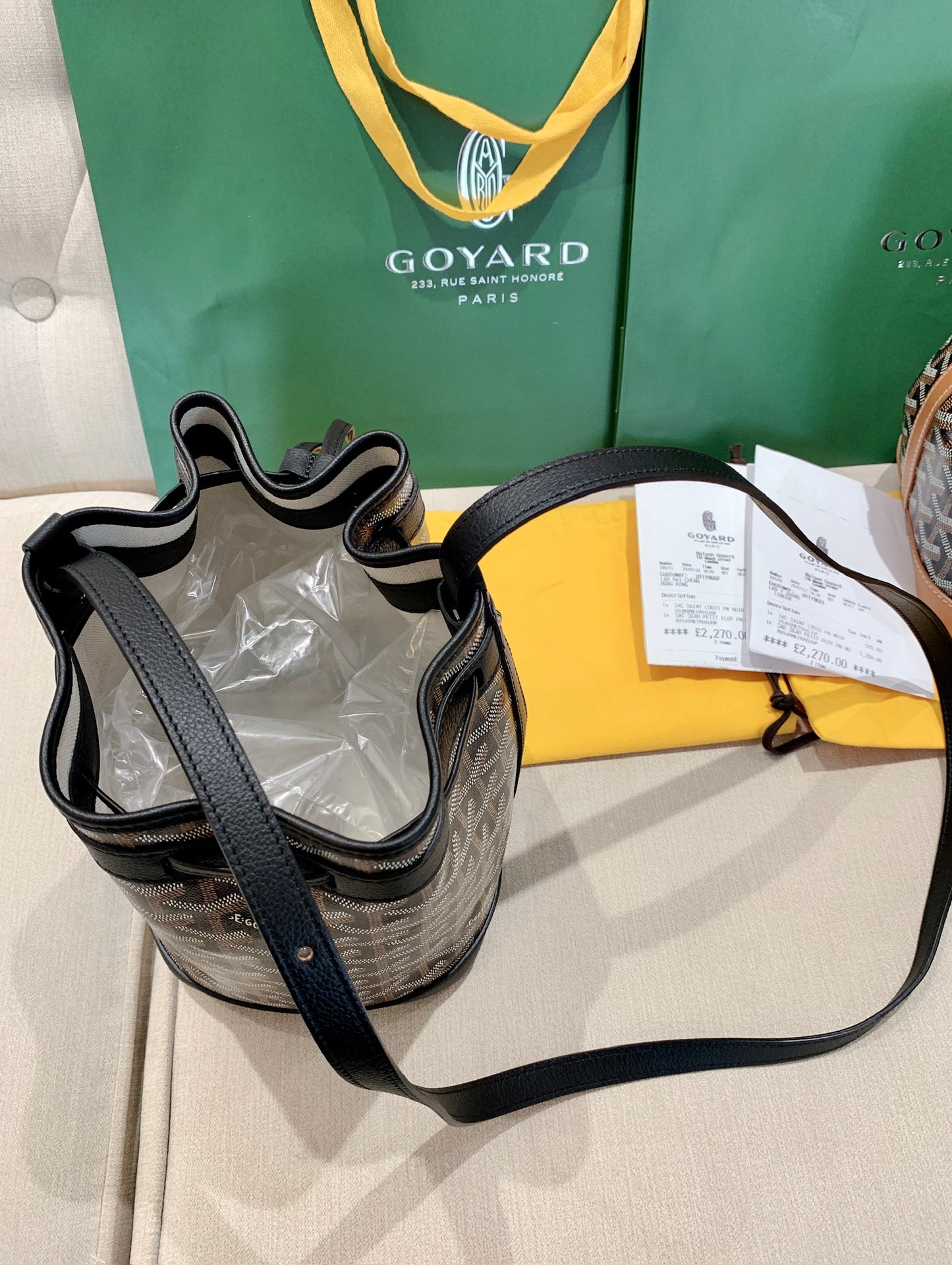 Goyard▪️Petit Flot Bucket 小水桶包/1705E1900 🍀🉐77000🇪🇺