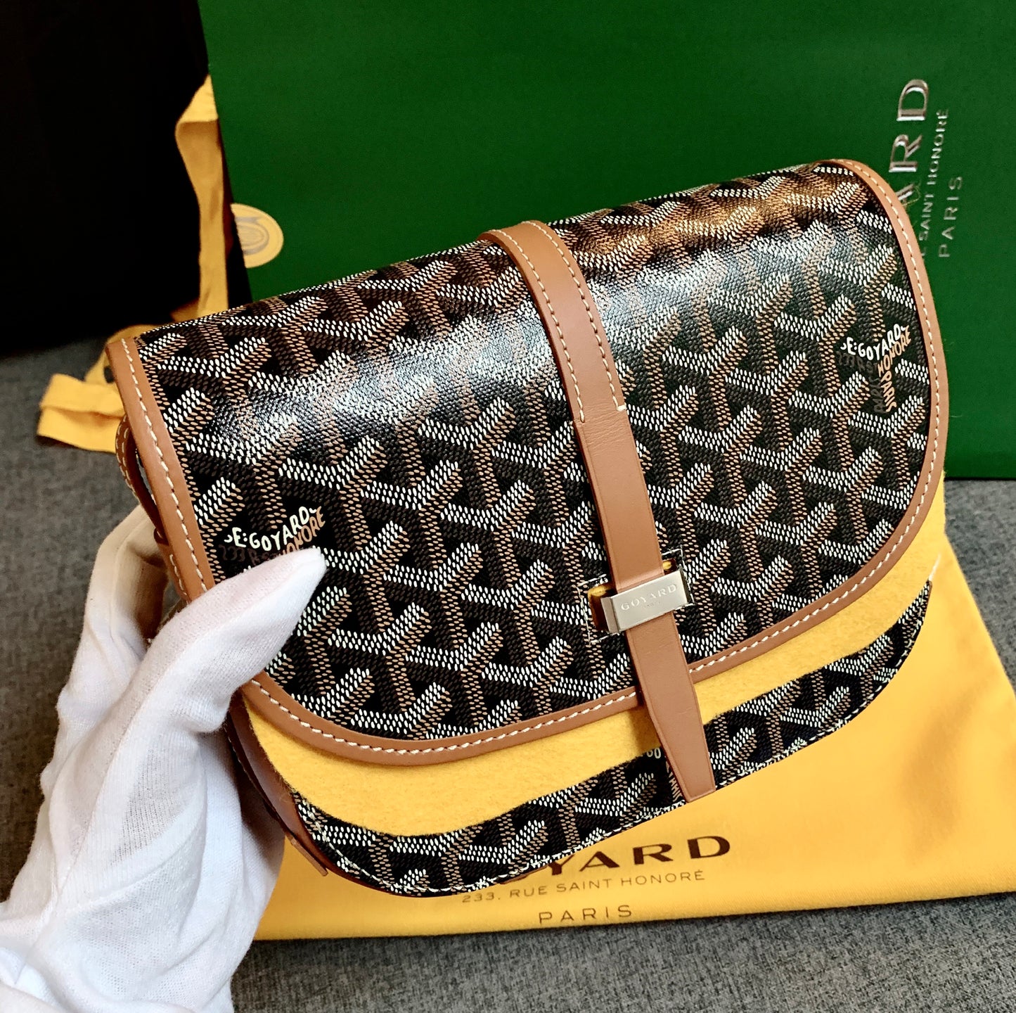 Goyard▪️Belvedere PM 馬鞍郵差包/2020E2300 🍀🉐93000🇪🇺
