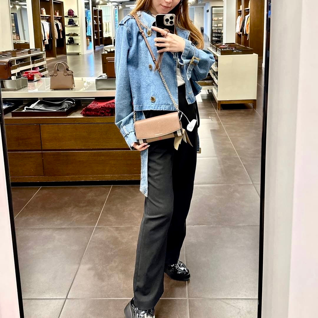 @Burberry Henley 格紋WOC翻蓋包/P299🔥下殺🉐14260