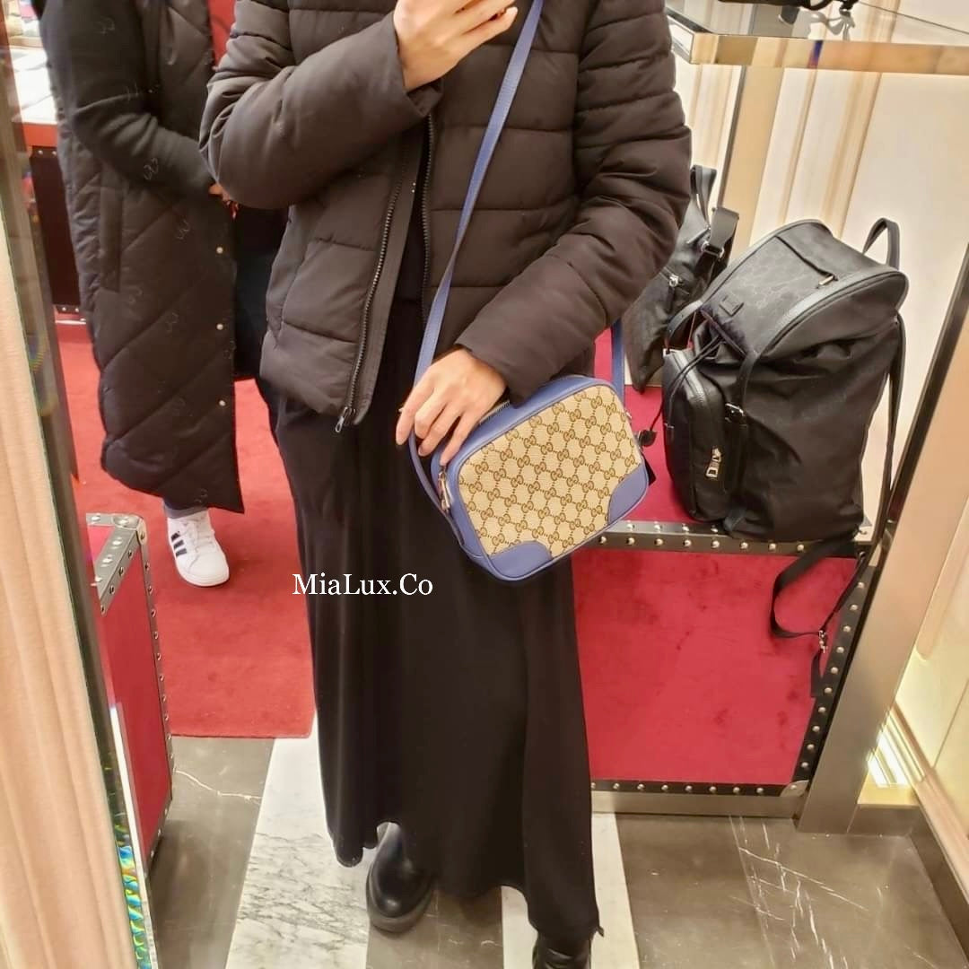 *@Gucci Canvas Camera Bag 老花相機包/P490