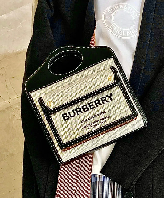 Burberry Pocket Mini 口袋包-灰/F990㊙️折扣🉐40600💰