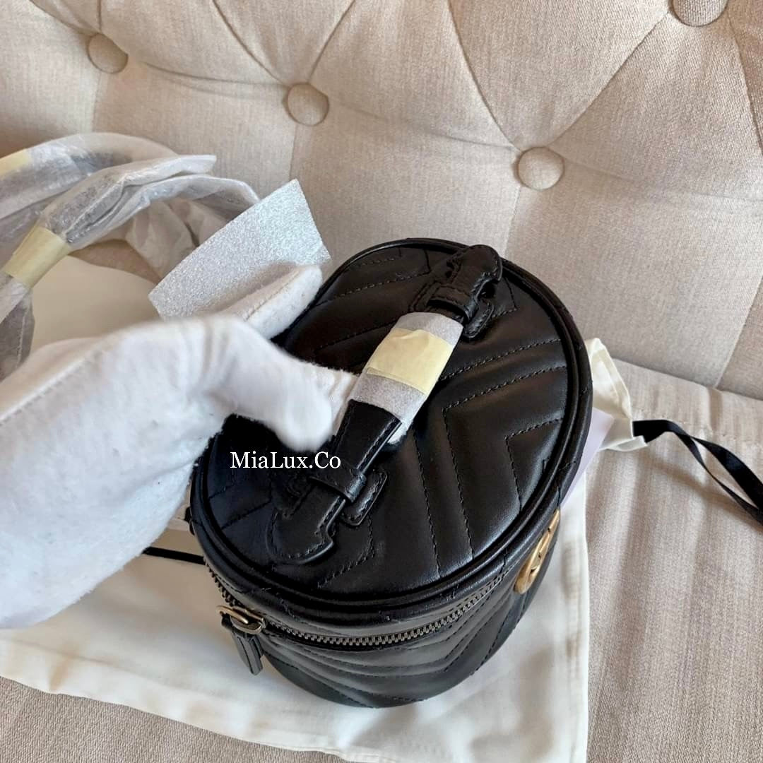 Gucci GG Marmont Mini Top Handle 上把手化妝後背包/P845
