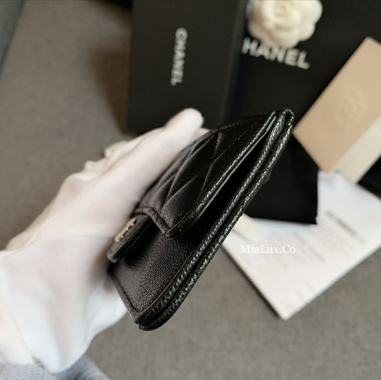 CHANEL▪️CF CARD HOLDER 拉鍊卡層卡夾 -