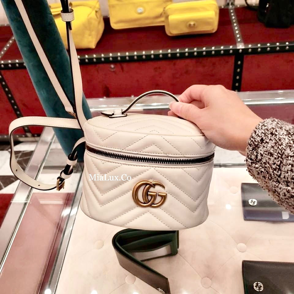Gucci GG Marmont Mini Top Handle 上把手化妝後背包/P845